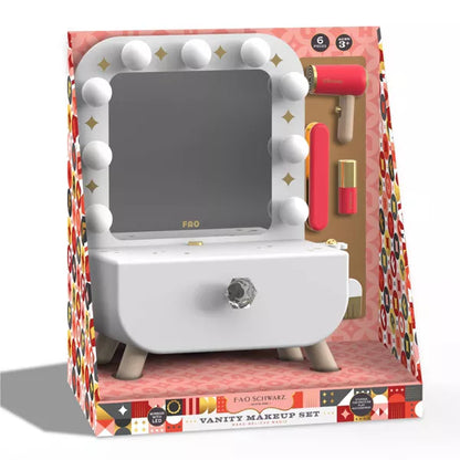 FAO Schwarz Make-Believe Magic Vanity Mirror Makeup Set