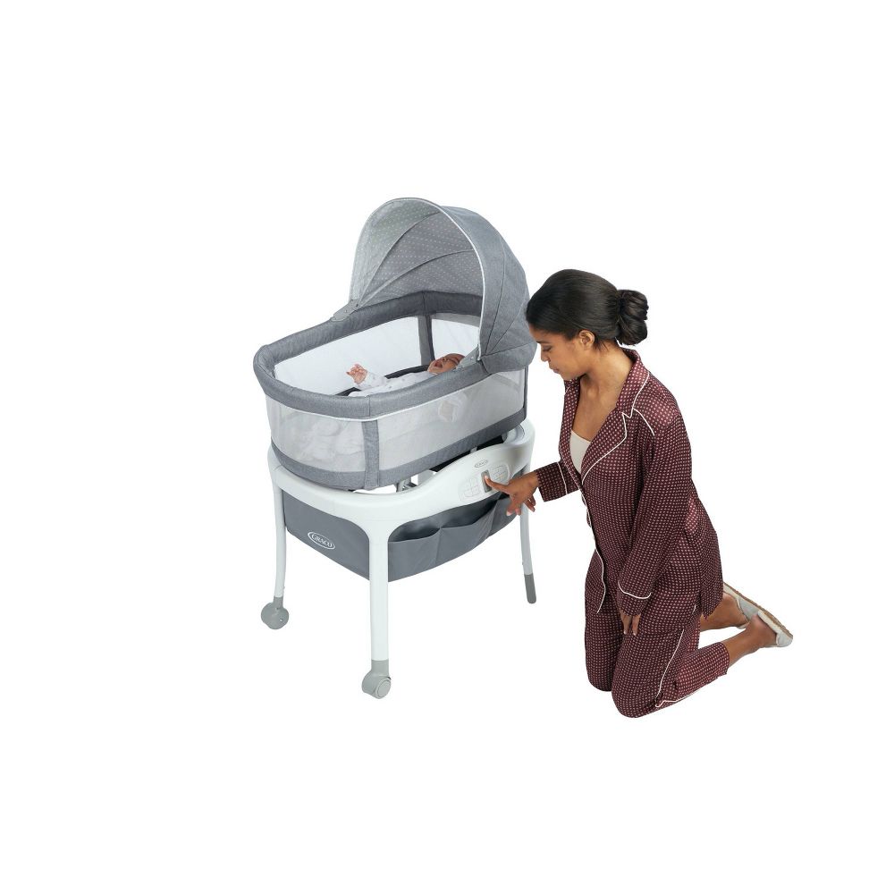 New Graco Sense2Snooze Bassinet with Cry Detection Technology - Ellison