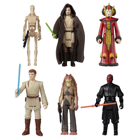 Star Wars: The Phantom Menace Retro Action Figure Set - 6pk