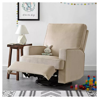 Baby Relax Addison Swivel Gliding Recliner - Beige