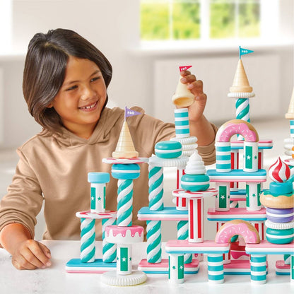 New FAO Schwarz Tasty Towers Castle Blocks Building Set - 45pcs