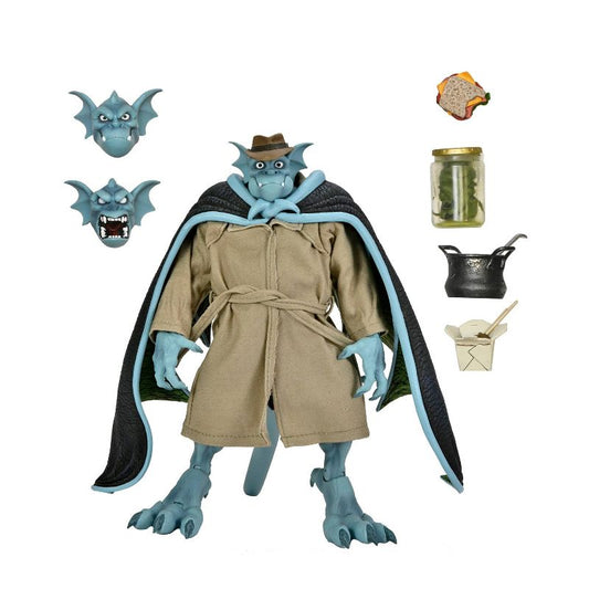 New NECA Gargoyles Detective Broadway "Silver Falcon" with Closed Wings 7" Scale Action Figure