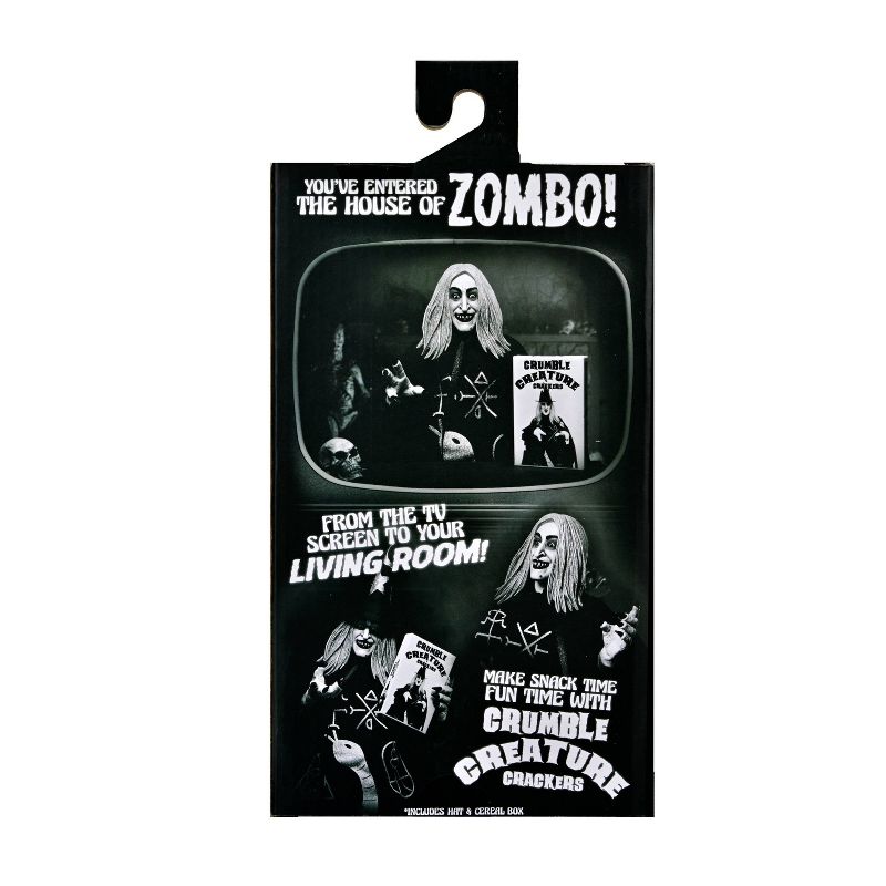 New NECA Rob Zombie's The Munsters Zombo 8" Clothed Figure (Black)