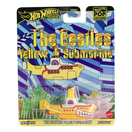 Hot Wheels Pop Culture 2025 The Beatles Yellow Submarine Collectible Toy Vehicle
