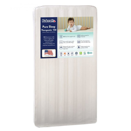 Kolcraft Pure Sleep Therapeutic Crib & Toddler Mattress (52 x 28 Inches)