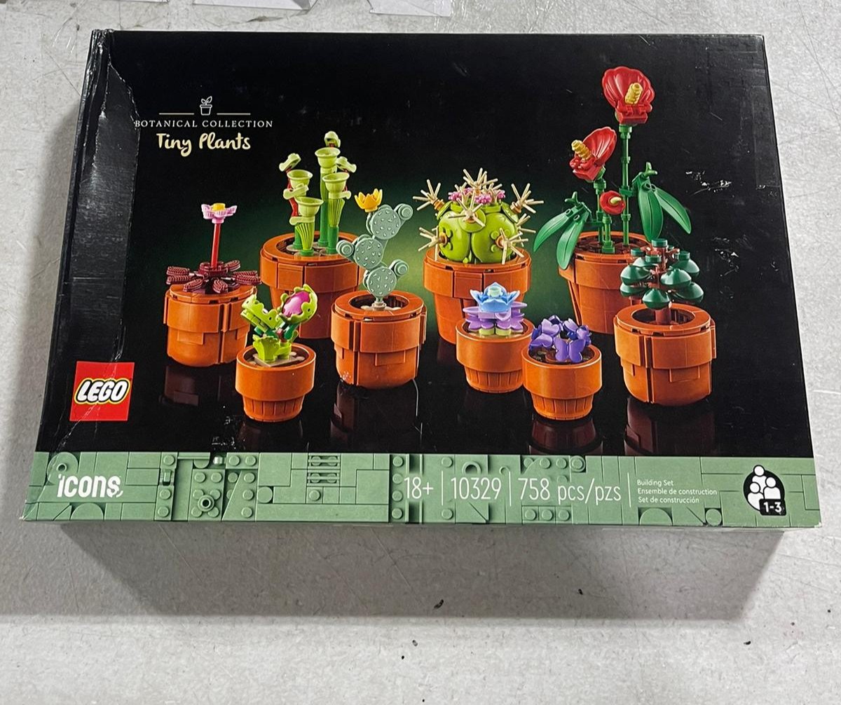 New LEGO Icons Tiny Plants Building Set, Cactus Décor 10329