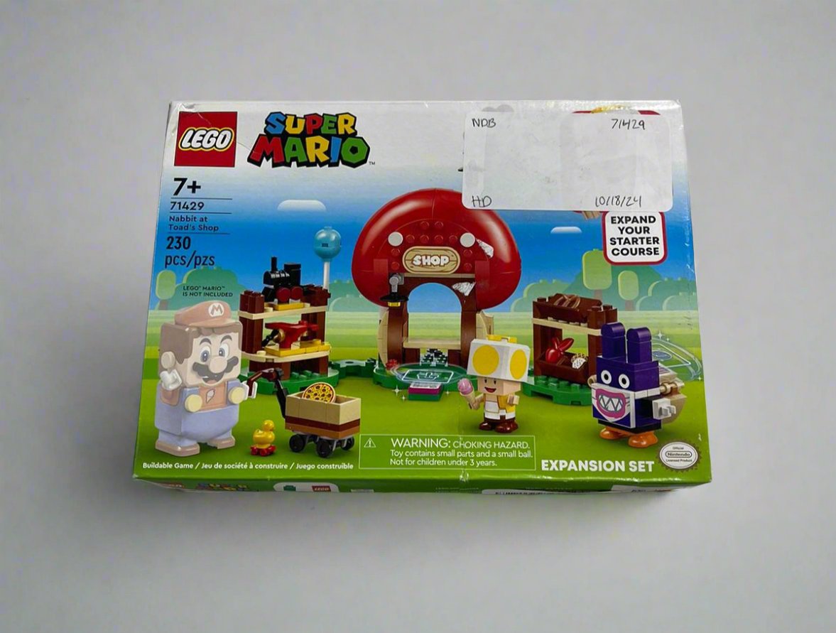 New LEGO Super Mario Nabbit at Toad’s Shop Expansion Set 71429