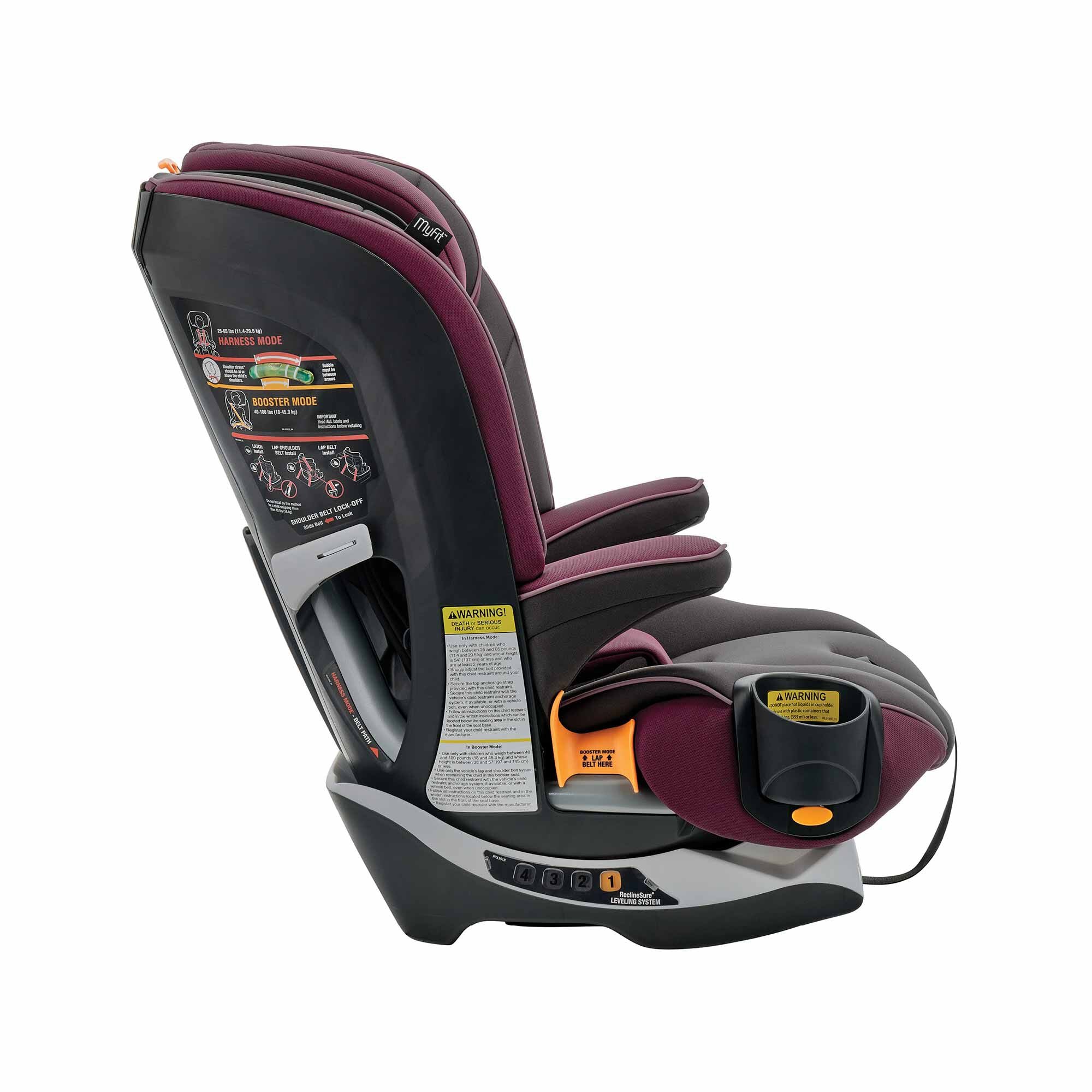 New Chicco MyFit Harness Booster Car Seat Gardenia Kidsy