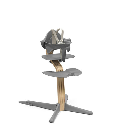 New Stokke Nomi High Chair Bundle (Oak/Gray)