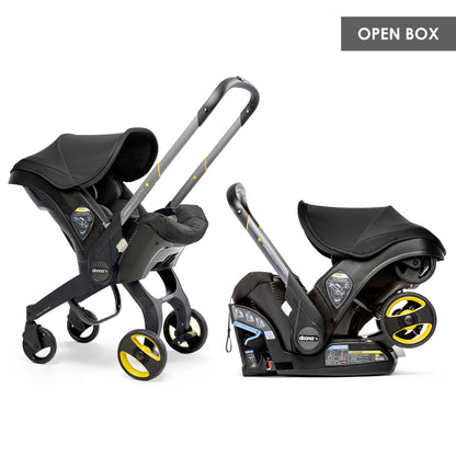 Open Box Doona Infant Car Seat and Stroller in Nitro Black