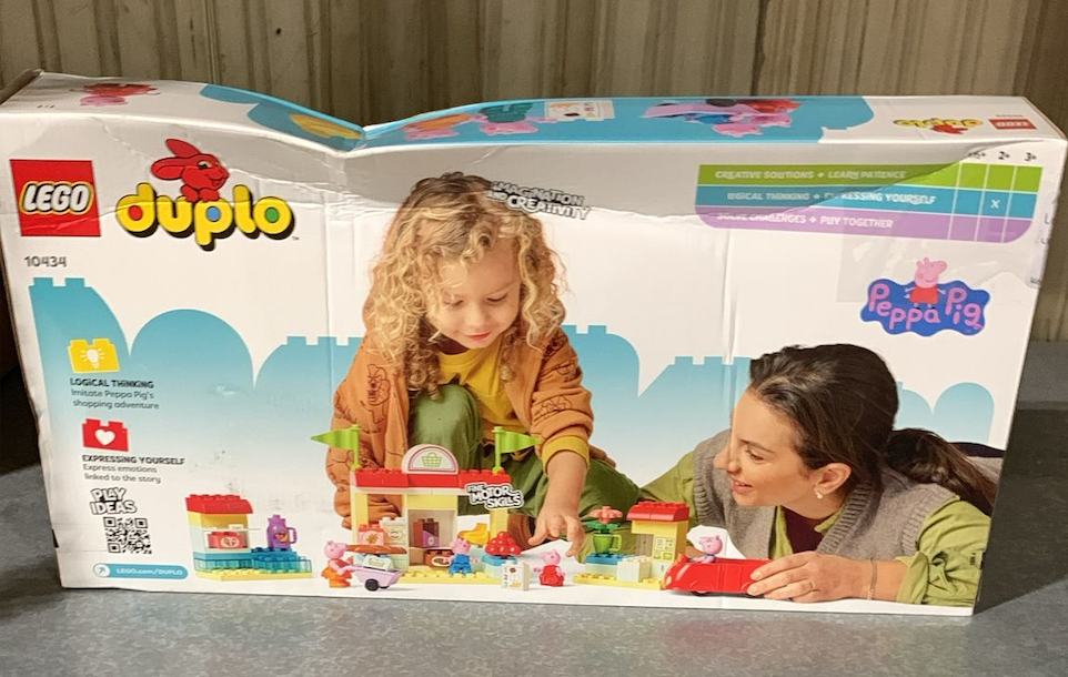 New LEGO DUPLO Peppa Pig Supermarket Toy Creative Building Set 10434