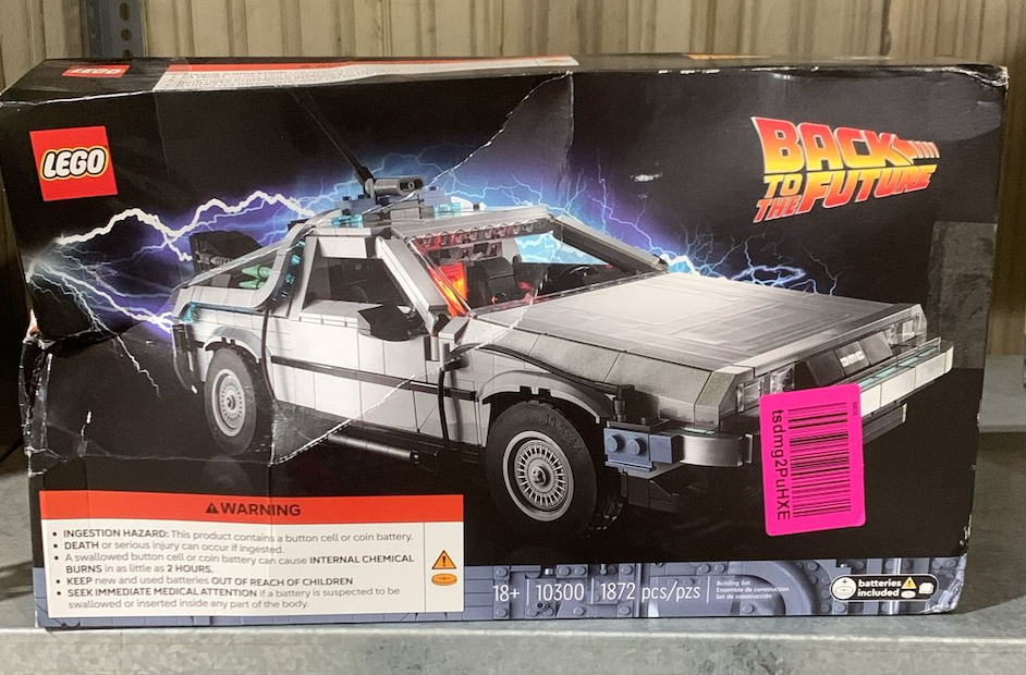 New LEGO Icons Back to The Future Time Machine 10300 Model Car Building Kit