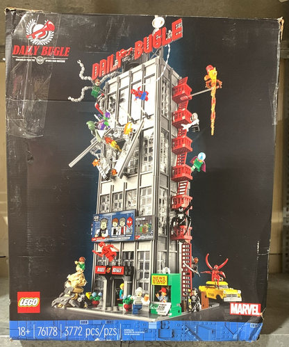 New LEGO Marvel Spider-Man Daily Bugle Newspaper Office 76178 Building Set