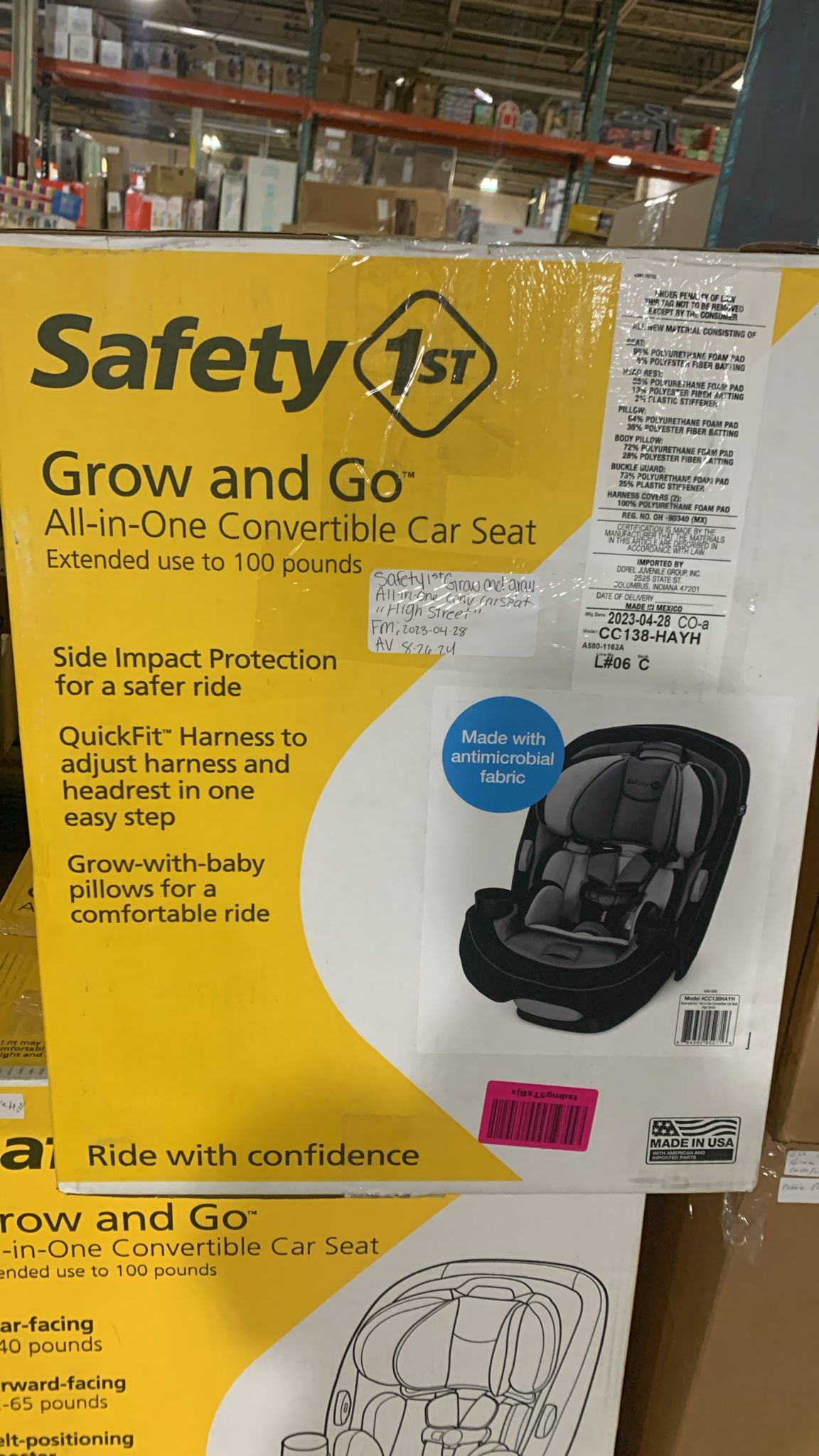 Safety 1st Grow and Go All In One Convertible Car Seat (High Street)