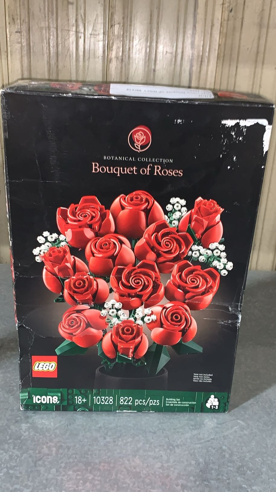 New LEGO 10328 Icons Bouquet of Roses Build and Display Set