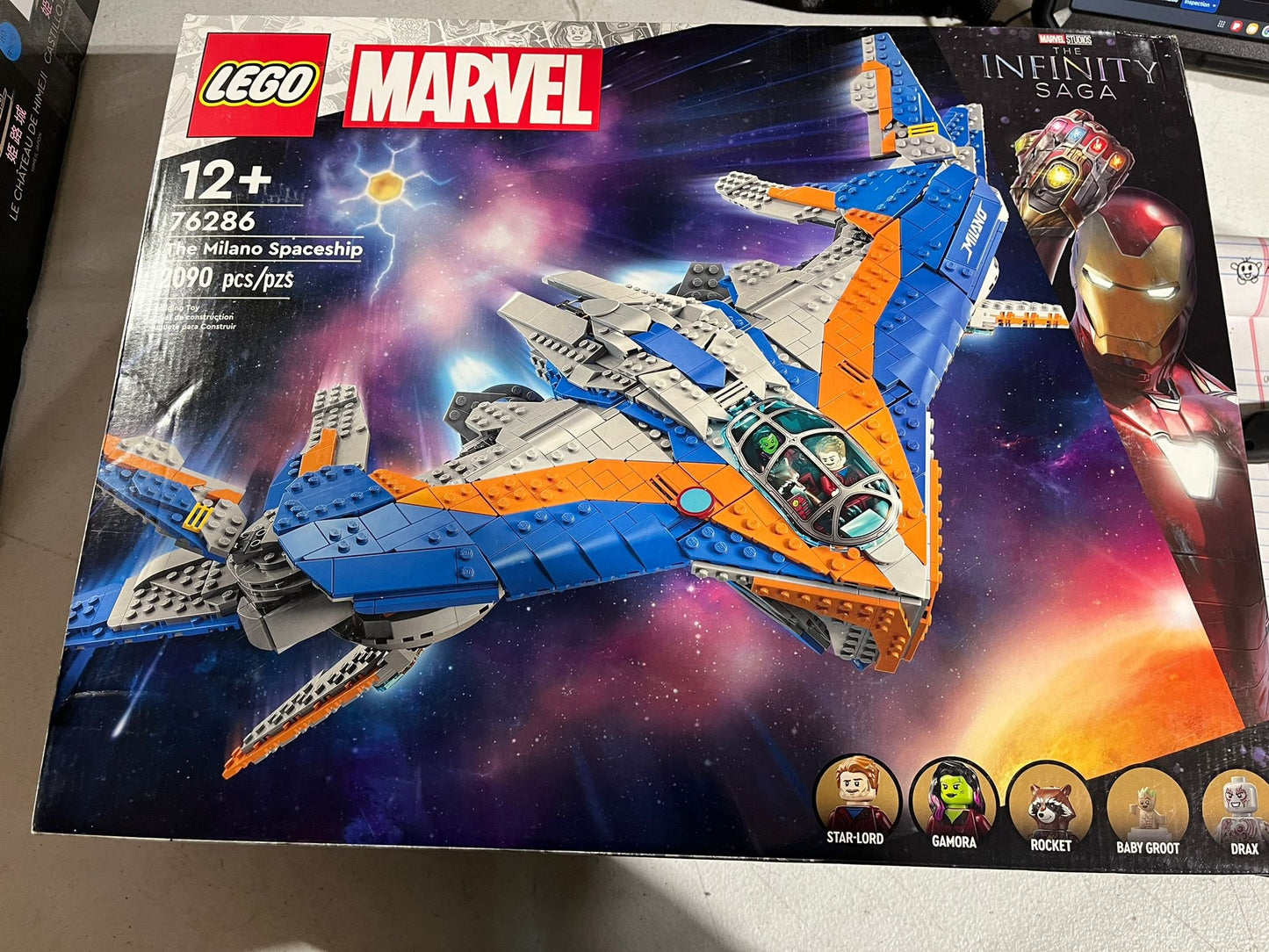 New LEGO Marvel Guardians of The Galaxy: The Milano Buildable Starship Toy 76286