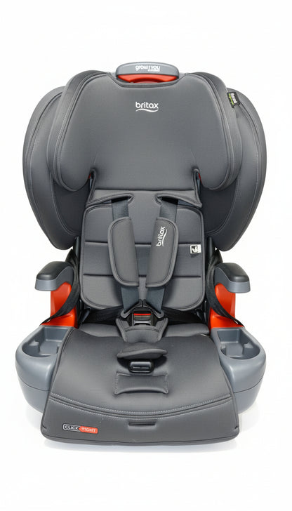Britax Grow with You Clicktight Cool N Dry Harness-2-Booster Car Seat (Grey)