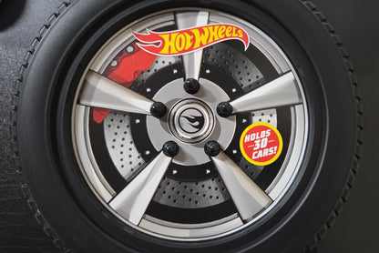 New Hot Wheels 30-Car Storage Case – Organizer with Handle for 1:64 Die-Cast Cars