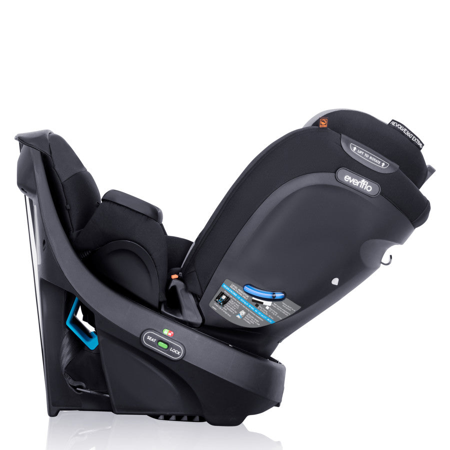 New Revolve360 Extend Rotational All-in-One Convertible Car Seat with Quick Clean Cover