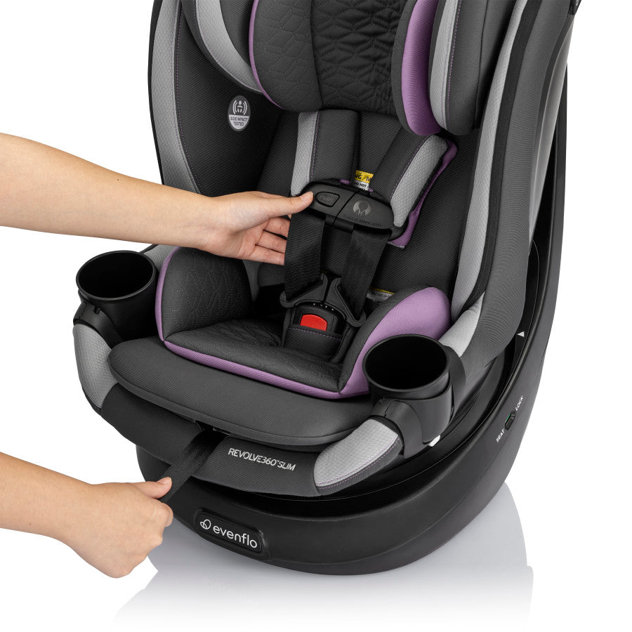 New Revolve360 Slim 2-in-1 Rotational Car Seat with Quick Clean Cover