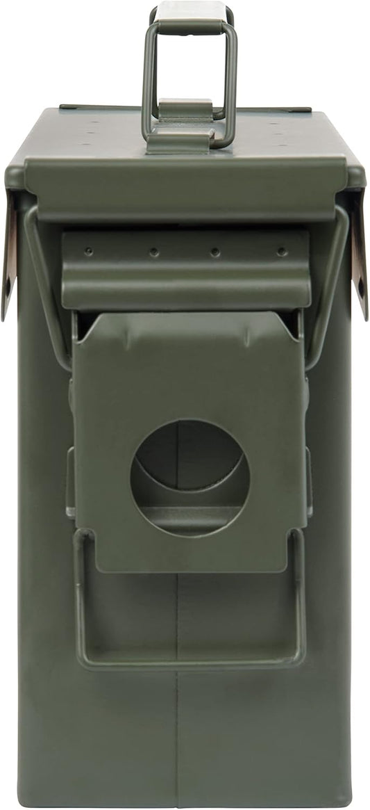 Allen Company Classic Steel Ammo Box .30 Cal Lockable Waterproof (Army Green) - Kidsy