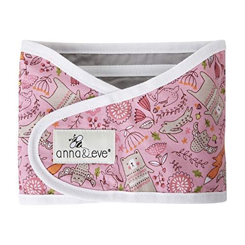New Anna & Eve Swaddle Strap Baby Swaddle (Large / Woodland Pink)