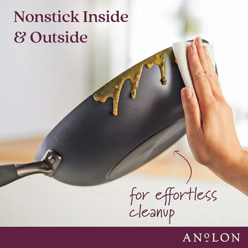 Anolon Advanced Home 12" Nonstick Ultimate Pan (Moonstone) - Kidsy