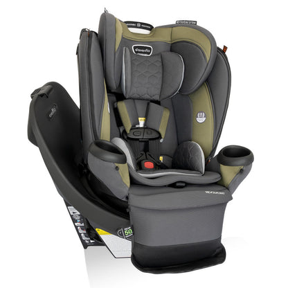 New Revolve360 Extend Rotational All-in-One Convertible Car Seat with Quick Clean Cover