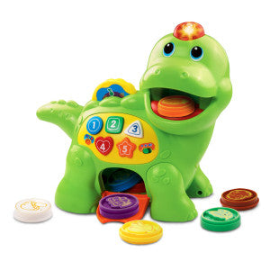 New Vtech Chomp and Count Dino, Green