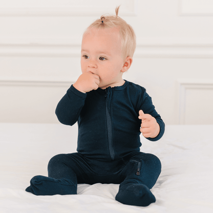 Baby Bamboo Pajamas w/ DreamCuffs® - Kidsy