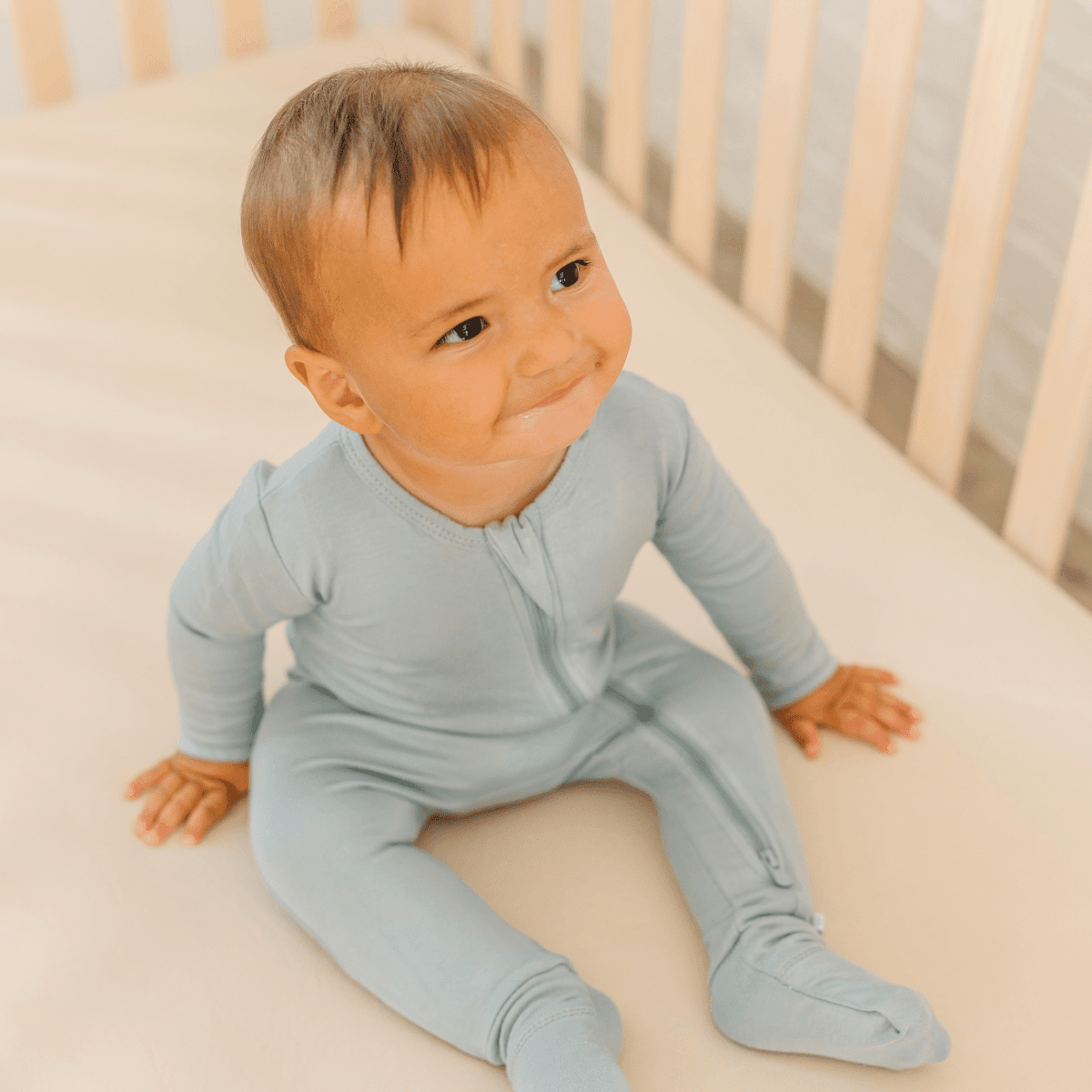Baby Bamboo Pajamas w/ DreamCuffs® - Kidsy