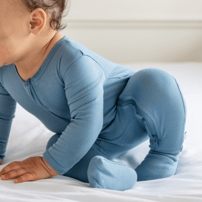 Baby Bamboo Pajamas w/ DreamCuffs® - Kidsy
