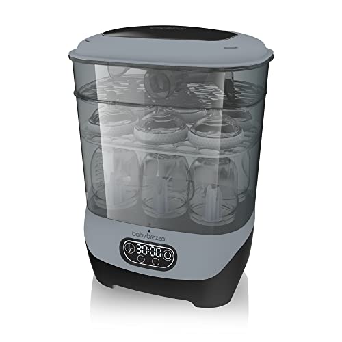 Baby Brezza Advanced Bottle Sterilizer and Dryer (Slate) - Kidsy