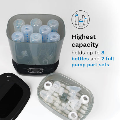Baby Brezza Bottle Sterilizer and Dryer Advanced (Black) - Kidsy