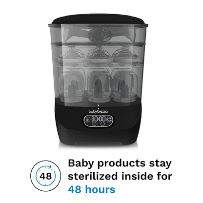 Baby Brezza Bottle Sterilizer and Dryer Advanced (Black) - Kidsy