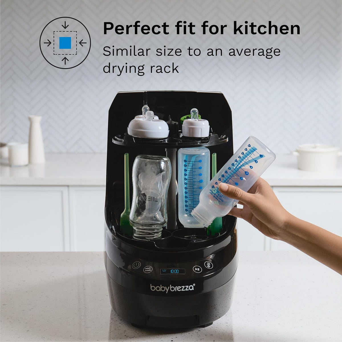 Baby Brezza Bottle Washer Pro (Black) - Kidsy