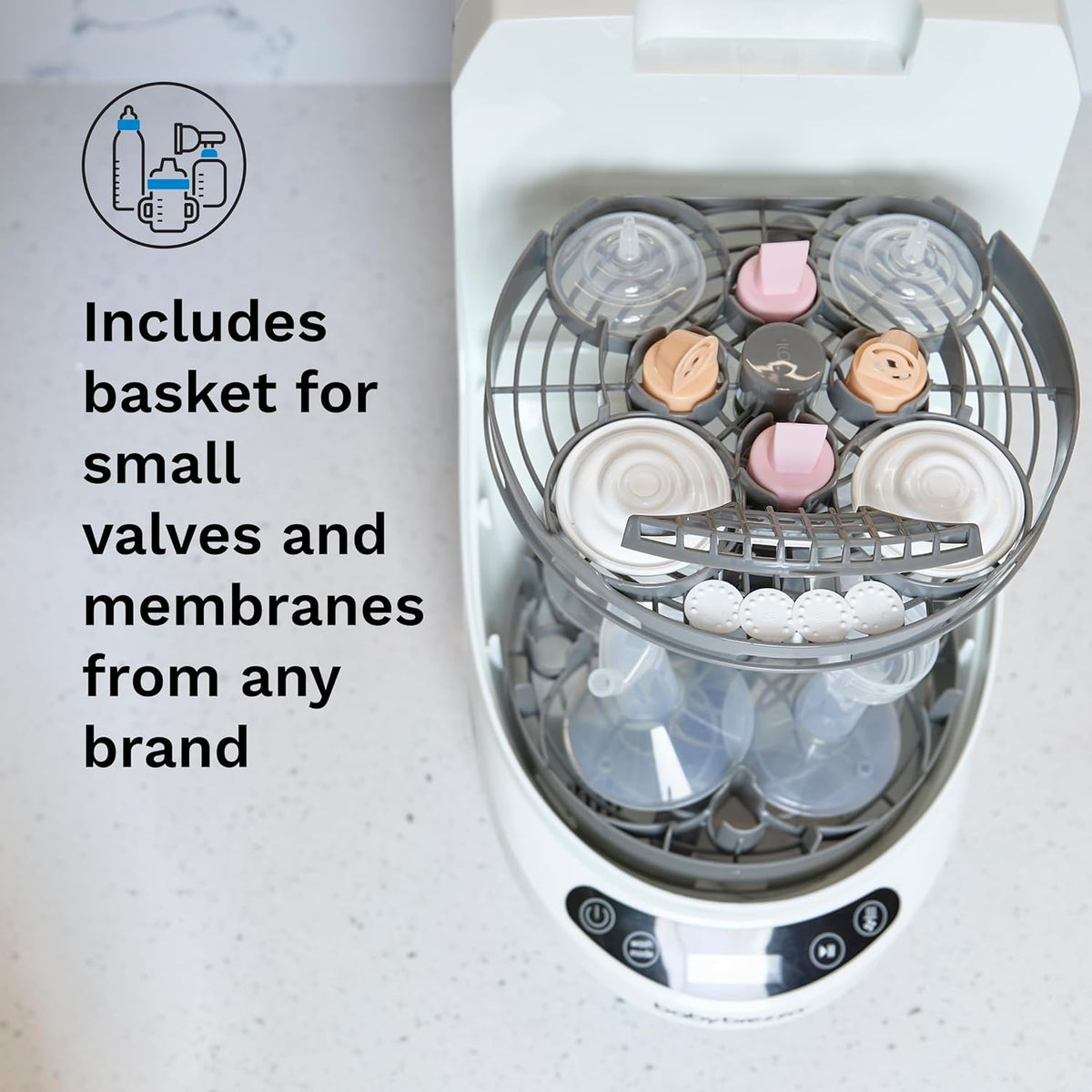 Baby Brezza Bottle Washer Pro Breast Pump Parts Replacement Rack - Kidsy
