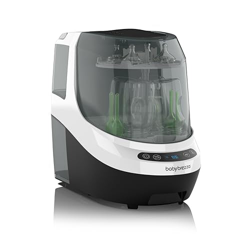 Baby Brezza Bottle Washer Pro - Washer, Sterilizer + Dryer (White/Black) - Kidsy