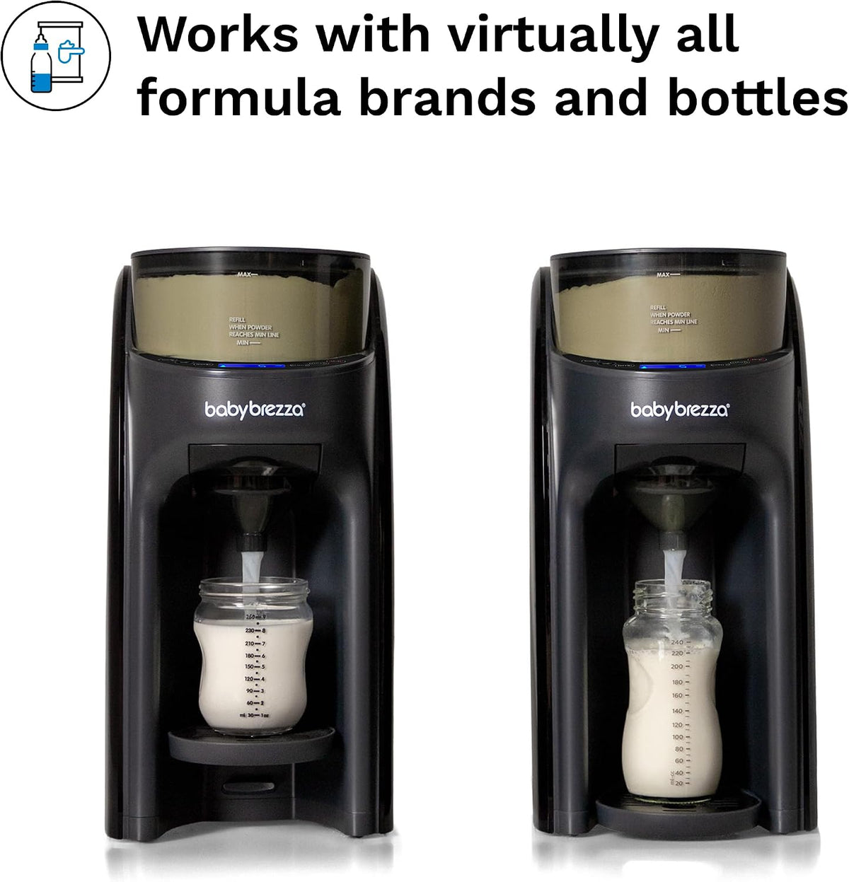 Baby Brezza Formula Pro Advanced Formula Dispenser & Bottle Maker (Charcoal) - Kidsy