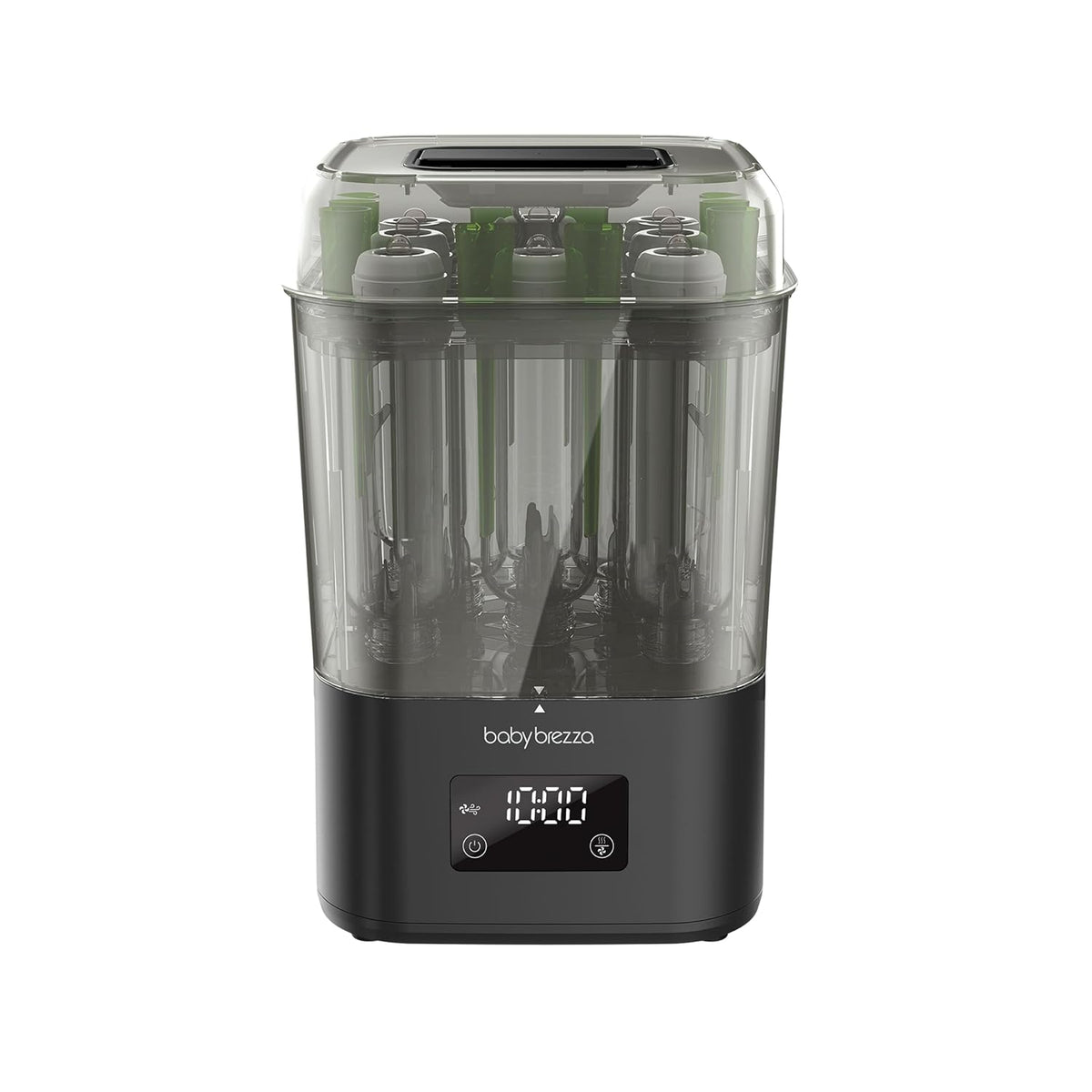 Baby Brezza SuperQuick Bottle Sterilizer & Dryer (Matte Black) - Kidsy