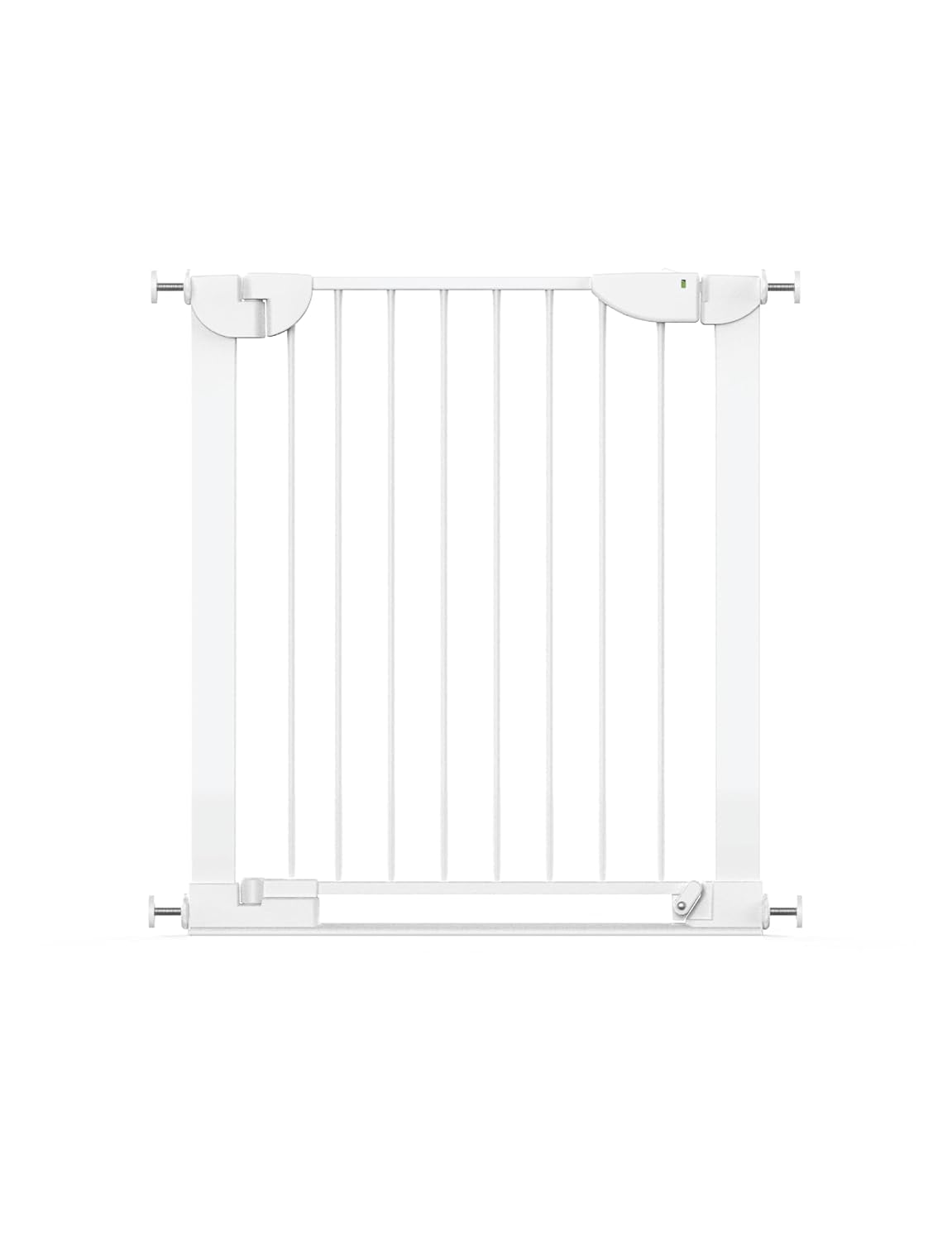 Baby Delight 26.75-29.5" SizeWise™ Metal Pressure Mounted Baby & Pet Gate (White) - Kidsy