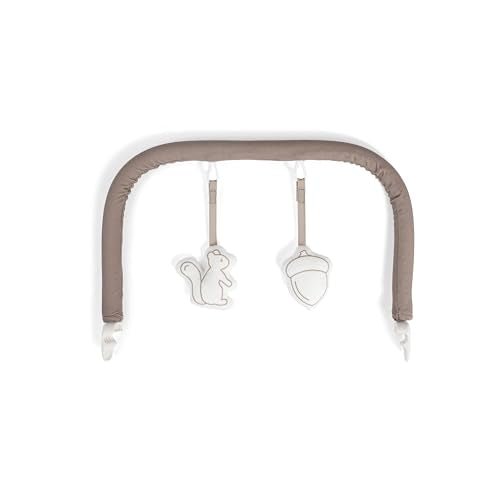 Baby Delight Alpine Deluxe Portable Baby Bouncer (Organic Mocha) - Kidsy