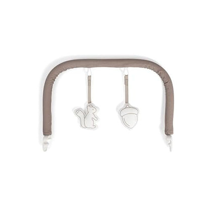 Baby Delight Alpine Deluxe Portable Baby Bouncer (Organic Mocha) - Kidsy