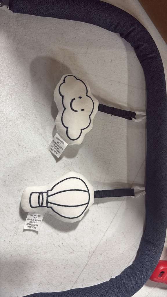 Baby Delight Alpine Deluxe Portable Bouncer Infant 0 – 6 Months (Quilted Indigo) - Kidsy