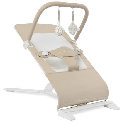 Baby Delight Alpine Deluxe Portable Bouncer (Organic Oat) - Kidsy