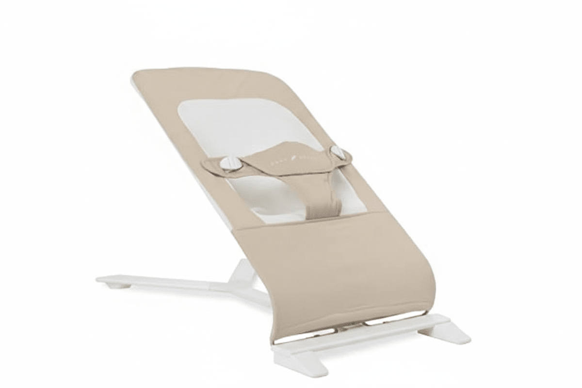 Baby Delight Alpine Deluxe Portable Bouncer (Organic Oat) - Kidsy