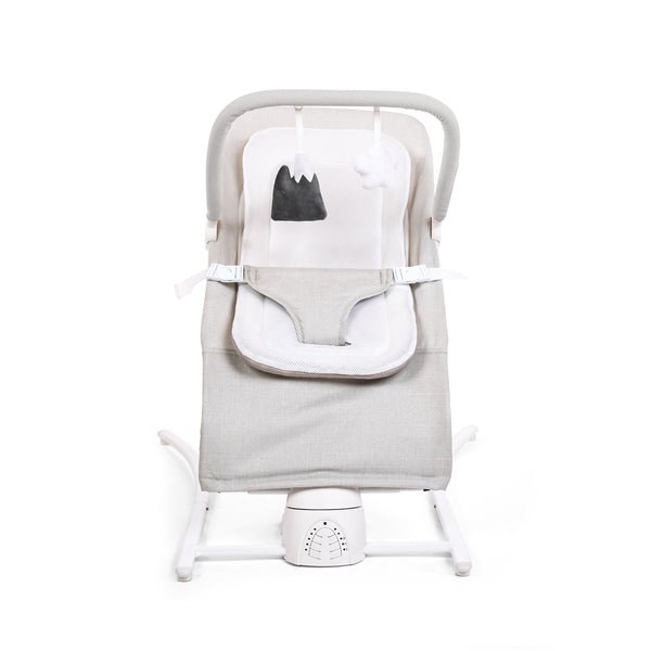 Baby Delight Alpine Wave Deluxe Portable Bouncer (Driftwood Grey) - Kidsy