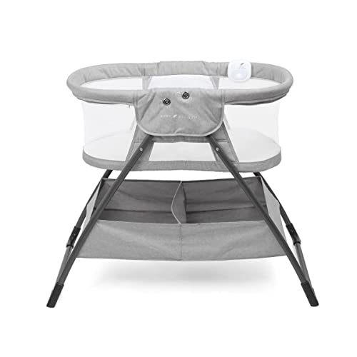 Baby Delight Beside Me Doze Deluxe Bassinet (Pebble Grey) - Kidsy