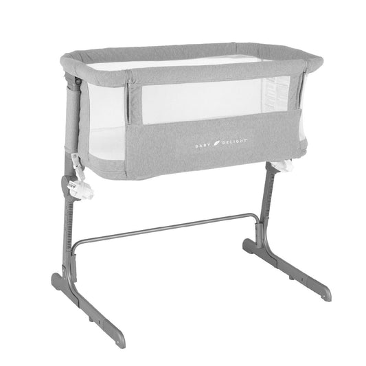 Baby Delight Beside Me Dreamer Bassinet & Bedside Sleeper (Soft Heathered Gray) - Kidsy
