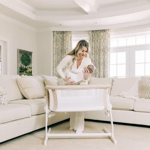 Baby Delight Beside Me Dreamer Bassinet (Organic Oat) - Kidsy